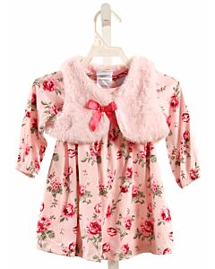 NANNETTE  PINK  FLORAL  KNIT DRESS