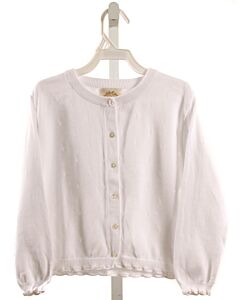 THE BEAUFORT BONNET COMPANY  WHITE EYELET   CARDIGAN