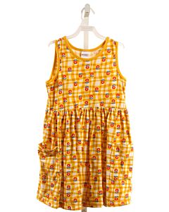 HANNA ANDERSSON  YELLOW  FLORAL  KNIT DRESS