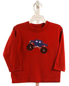 LUIGI  RED   APPLIQUED T-SHIRT