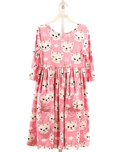 MILA & ROSE  PINK  PRINT  KNIT DRESS