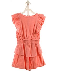 PLEAT.  PINK   SMOCKED DRESS