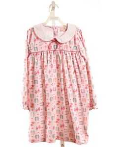 SMOCKINGBIRD  PINK  PRINT  KNIT DRESS