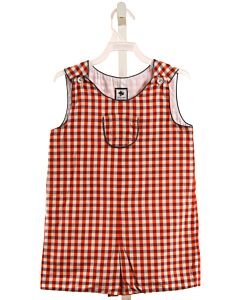 BUSY BEES  RED  GINGHAM  JON JON