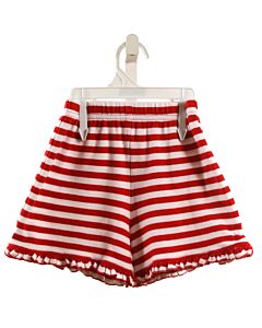 LUIGI  RED  STRIPED  SHORTS WITH RUFFLE