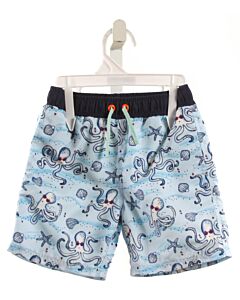 EGG  BLUE    SWIM TRUNKS