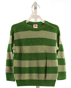 HEMA  GREEN  STRIPED  SWEATER