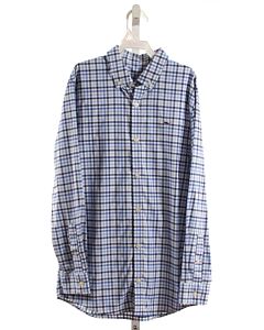 VINEYARD VINES  BLUE  PLAID  DRESS SHIRT