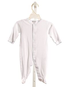KISSY KISSY  LT BLUE  POLKA DOT  LAYETTE WITH PICOT STITCHING