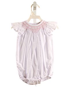 THE BEAUFORT BONNET COMPANY  WHITE   SMOCKED BUBBLE