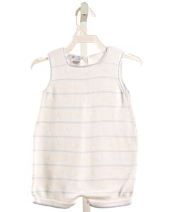 CUCLIE BABY LT BLUE KNIT STRIPED JON JON