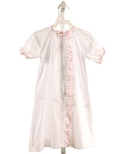 NORA LAYETTE  WHITE   EMBROIDERED LAYETTE WITH RUFFLE