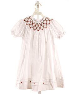 FELTMAN BROTHERS  WHITE   SMOCKED DRESS