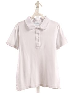 LITTLE ENGLISH  WHITE    KNIT SS SHIRT
