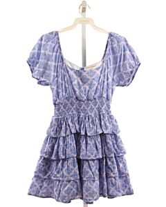 ROBERTA ROLLER RABBIT  BLUE   SMOCKED DRESS