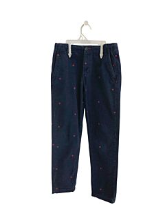 MINI BODEN  NAVY CORDUROY  EMBROIDERED PANTS