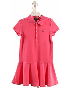 POLO BY RALPH LAUREN  PINK    KNIT DRESS