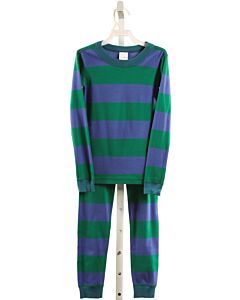 HANNA ANDERSSON  GREEN  STRIPED  LOUNGEWEAR