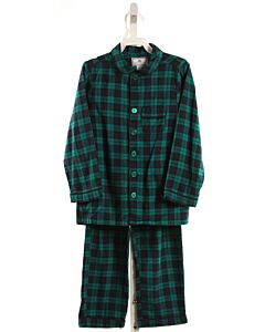 PETITE PLUME  GREEN FLANNEL PLAID  LOUNGEWEAR