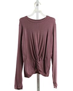 ATHLETA GIRL  PURPLE    KNIT LS SHIRT