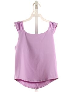 ATHLETA GIRL  PURPLE KNIT   SLEEVELESS SHIRT