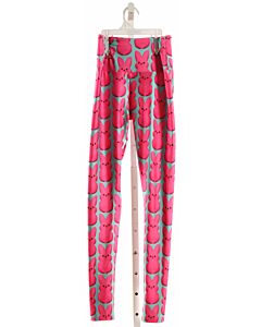 GOLD SHEEP  HOT PINK KNIT  PRINTED DESIGN LEGGINGS