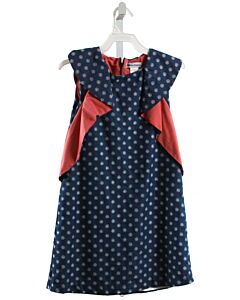 MARIA CASERO  BLUE  POLKA DOT  DRESS