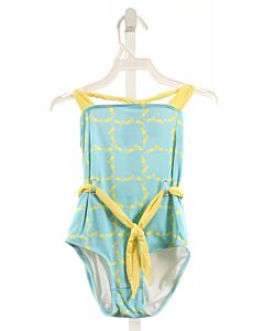 THE BEAUFORT BONNET COMPANY  AQUA    1-PIECE SWIMSUIT