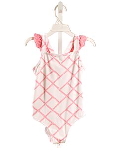 THE BEAUFORT BONNET COMPANY  PINK    1-PIECE SWIMSUIT WITH EYELET TRIM