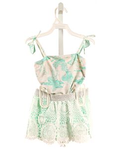 SHADE CRITTERS  MINT EYELET   2-PIECE SWIMSUIT