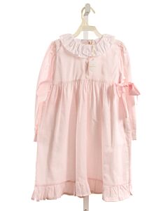 SAL & PIMENTA  LT PINK  STRIPED  DRESS WITH BOW