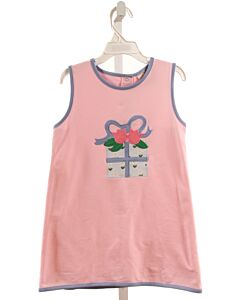 THE BEAUFORT BONNET COMPANY  PINK   APPLIQUED KNIT DRESS