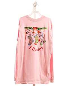 J. BAILEY  PINK   PRINTED DESIGN T-SHIRT
