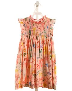 PINK CHICKEN  PINK   SMOCKED DRESS