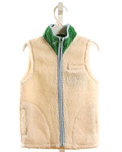 THE BEAUFORT BONNET COMPANY  WHITE FLEECE   VEST