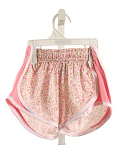 W COLOR WORKS  PINK  FLORAL  SHORTS