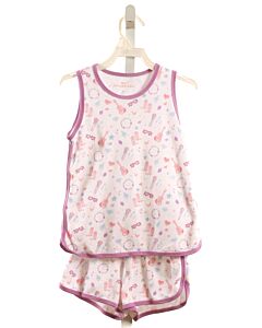 JAMES & LOTTIE  PURPLE  PRINT  2-PIECE OUTFIT