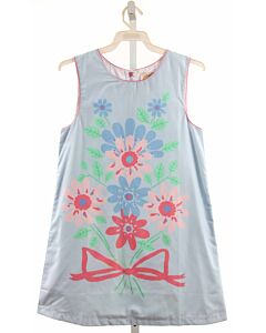 THE BEAUFORT BONNET COMPANY  LT BLUE  FLORAL  DRESS