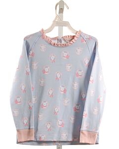THE BEAUFORT BONNET COMPANY  BLUE   PRINTED DESIGN PULLOVER
