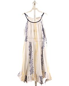 HANNAH BANANA  WHITE EYELET FLORAL  KNIT DRESS