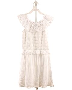 TRULY ME  WHITE EYELET   DRESS