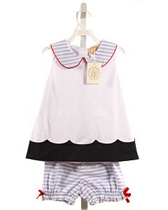 THE BEAUFORT BONNET COMPANY  BLUE KNIT STRIPED  2-PIECE OUTFIT