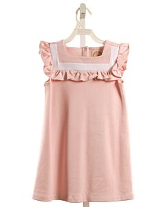 THE BEAUFORT BONNET COMPANY  PINK    KNIT DRESS WITH RUFFLE