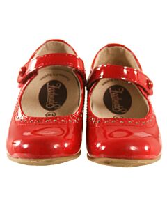FOOTMATES RED MARY JANES  *EUC SIZE TODDLER 10