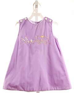 THE PROPER PEONY  LAVENDER   EMBROIDERED DRESS