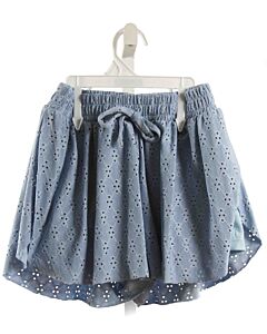 JAMES & LOTTIE BLUE EYELET SHORTS