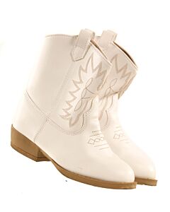 TRIMFOOT CO. WHITE BOOTS  *EUC SIZE TODDLER 10