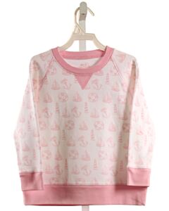 JAMES & LOTTIE  PINK   PRINTED DESIGN PULLOVER