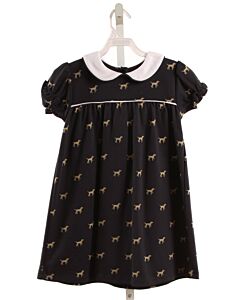 THE BEAUFORT BONNET COMPANY  NAVY   PRINTED DESIGN KNIT DRESS