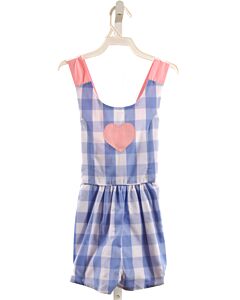 THE BEAUFORT BONNET COMPANY  BLUE  PLAID  ROMPER